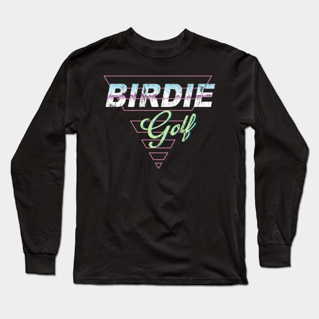 birdie golf retro Long Sleeve T-Shirt by osvaldoport76